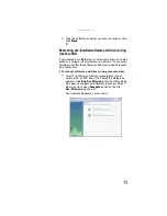 Preview for 79 page of Gateway NX100X - Core Solo 1.06 GHz Reference Manual