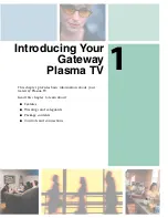 Preview for 5 page of Gateway PLASMA GATEWAY PLASMA User Manual