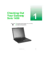 Предварительный просмотр 7 страницы Gateway Solo 1450 Manual