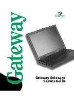 Gateway Solo 1450 Service Manual preview