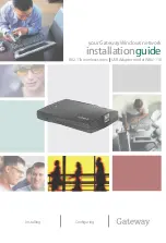 Gateway WBU-110 Installation Manual preview