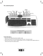 Preview for 2 page of Gateway Wireless keyboard Setup Manual