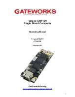 Preview for 1 page of GATEWORKS Venice GW7100 Operating Manual