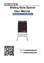 GATEXPERT DKC500ACL User Manual preview