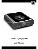 Предварительный просмотр 1 страницы Gato Audio CDD-1 User Manual