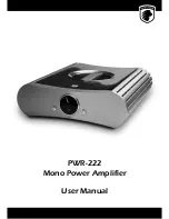 Preview for 1 page of Gato Audio PWR-222 User Manual