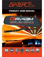 Gator GRV43M Product User Manual preview