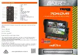 Предварительный просмотр 1 страницы Gator GT704DVR Quick Start Manual