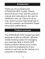 Preview for 2 page of Gator GTRACK3G User Manual