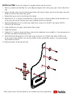 Предварительный просмотр 2 страницы Gatorback Mudflaps GCR53F Mounting Diagram & Instructions