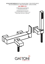 Предварительный просмотр 1 страницы GATTONI KUBIK 2500 Installation And Assembly Manual