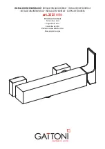 GATTONI KUBIK 2525 Installation And Assembly Manual предпросмотр