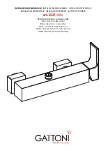 GATTONI KUBIK 2527 Installation And Assembly Manual предпросмотр