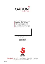 Preview for 12 page of GATTONI RT010 Installation And Assembly Manual