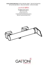 GATTONI SOFFIO 8125 Installation And Assembly Manual предпросмотр