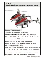 Предварительный просмотр 1 страницы GAUI Hurricane EP200 V2 Series Instruction Manual