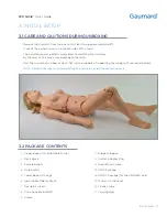 Предварительный просмотр 11 страницы Gaumard CPR SUSIE S306 User Manual