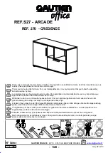 Preview for 1 page of Gautier Office ARCADE S27 Assembly Instructions Manual