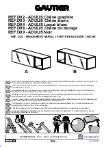 Gautier ADULIS D02 Manual предпросмотр