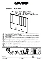 Preview for 1 page of Gautier AURORE B82 Assembly Instructions Manual