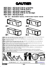 Gautier RANGEMENT 360 Assembly Instructions Manual preview