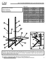 Preview for 4 page of GAVI Folding Workbench Installation Instructions