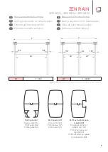 Предварительный просмотр 9 страницы gaviota ZEN RAIN Assembly Instructions Manual