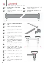 Предварительный просмотр 18 страницы gaviota ZEN RAIN Assembly Instructions Manual