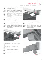 Предварительный просмотр 21 страницы gaviota ZEN RAIN Assembly Instructions Manual