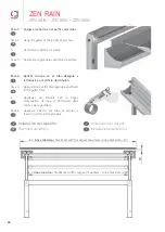 Предварительный просмотр 24 страницы gaviota ZEN RAIN Assembly Instructions Manual