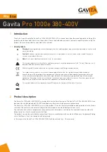 Preview for 1 page of Gavita Pro 1000e Manual