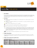 Preview for 1 page of Gavita Pro 1700 LED EU 240 Manual