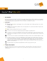 Preview for 1 page of Gavita Pro 900e LED Manual