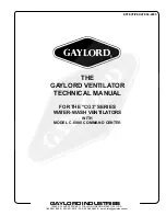 Preview for 1 page of GAYLORD C-6000 Series Technical Manual