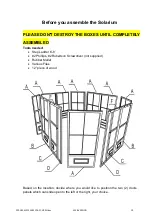 Preview for 10 page of Gazebo penguin 41212MR-12 SAND Assembly Instructions Manual