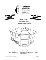 Предварительный просмотр 1 страницы Gazebo penguin 41215-12 Assembly Instructions Manual