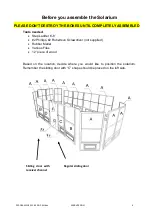 Preview for 4 page of Gazebo penguin 41218-12 SAND Assembly Instructions Manual