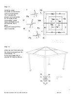 Preview for 8 page of Gazebo penguin 43200-32 Assembly Instructions Manual