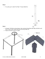 Preview for 12 page of Gazebo penguin 43200MR-22 Assembly Instructions Manual