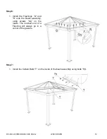 Preview for 15 page of Gazebo penguin 43200MR-22 Assembly Instructions Manual