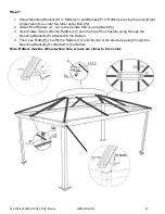 Предварительный просмотр 14 страницы Gazebo penguin 43202MR-22 Assembly Instructions Manual