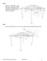 Предварительный просмотр 15 страницы Gazebo penguin 43202MR-22 Assembly Instructions Manual