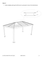 Предварительный просмотр 21 страницы Gazebo penguin 43202MR-22 Assembly Instructions Manual