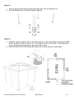 Предварительный просмотр 25 страницы Gazebo penguin 43202MR-22 Assembly Instructions Manual