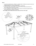 Preview for 14 page of Gazebo penguin 43204MR-22 Assembly Instructions Manual