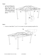 Preview for 15 page of Gazebo penguin 43204MR-22 Assembly Instructions Manual