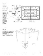 Предварительный просмотр 8 страницы Gazebo penguin 43224 Assembly Instructions Manual