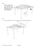 Preview for 17 page of Gazebo penguin 43226MR-22 Assembly Instructions Manual