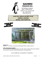 Preview for 1 page of Gazebo penguin SAN POLO MURAL Installation Manual