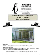 Preview for 23 page of Gazebo penguin SAN POLO MURAL Installation Manual